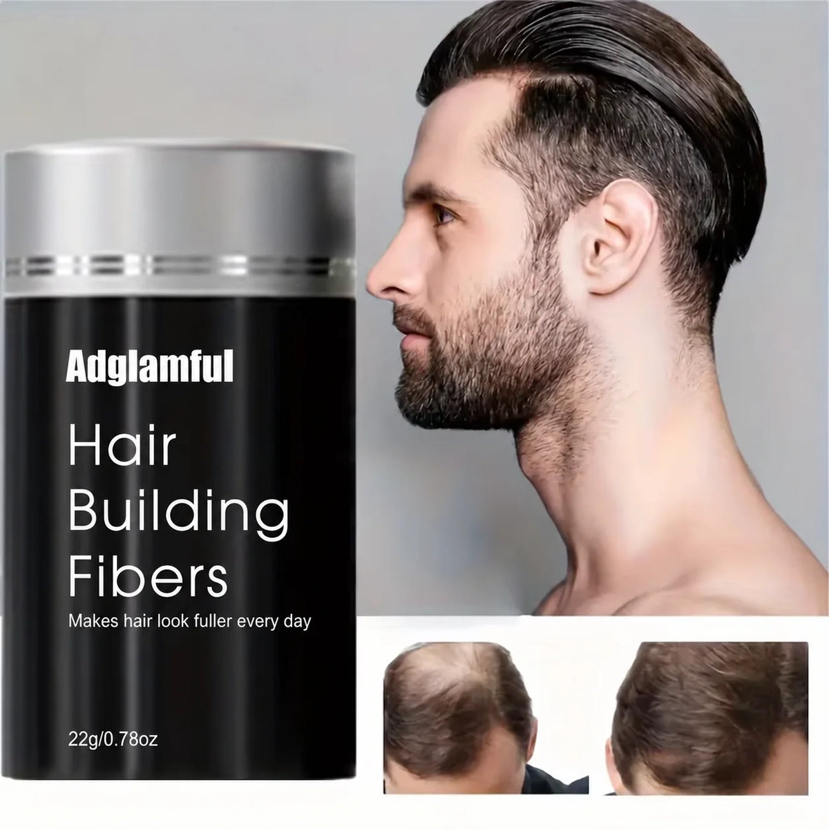 22g Hair Building Fibers 4 Shades Hair Thickening Powder Hairline Filler Hair Part Concealer for Sparse Hair