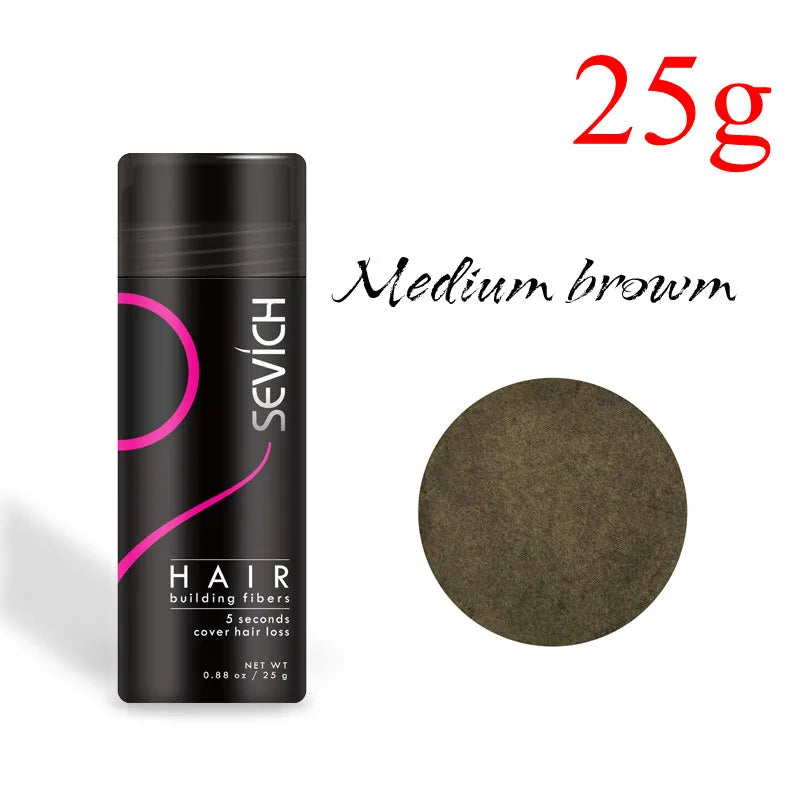 Sevich Hair Building Fiber Applicator Spray Instant Salon Hair Treatment Keratin Powders Hair Regrowth Fiber Thickening 10 Color - AliExpress 66
