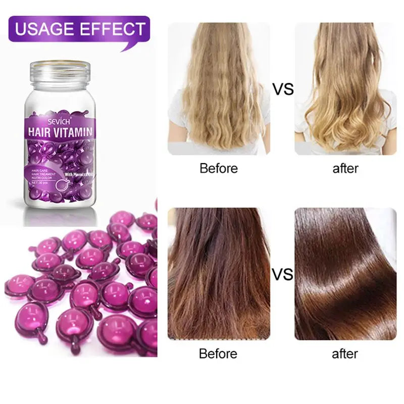 Sevich Mix Hair Vitamin Capsule Hair Treatment Oil Repair Damaged Smooth Hair Care Serum Nourishing Keratin Complex Oil - AliExpress 66