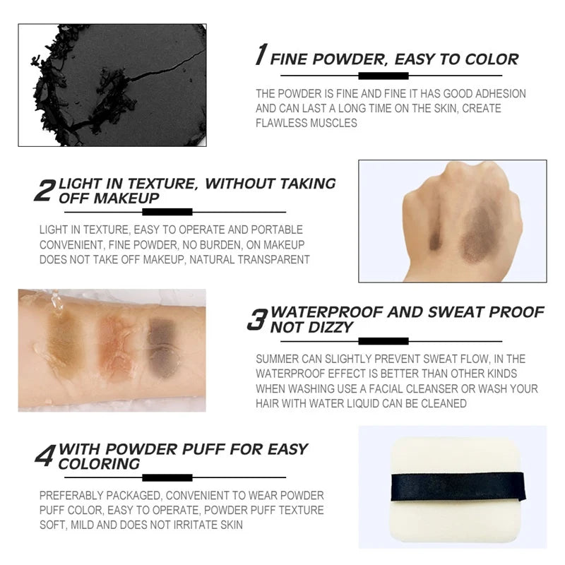 Sevich 5 Color Hair Shadow Powder 12g