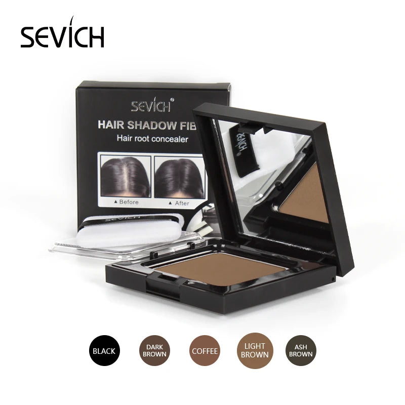 Sevich 5 Colors Concealer Hair Powder 12g Dark Brown Hair Fluffy Powder Instantly Cover Up HairLine Shadow Powder - AliExpress 66