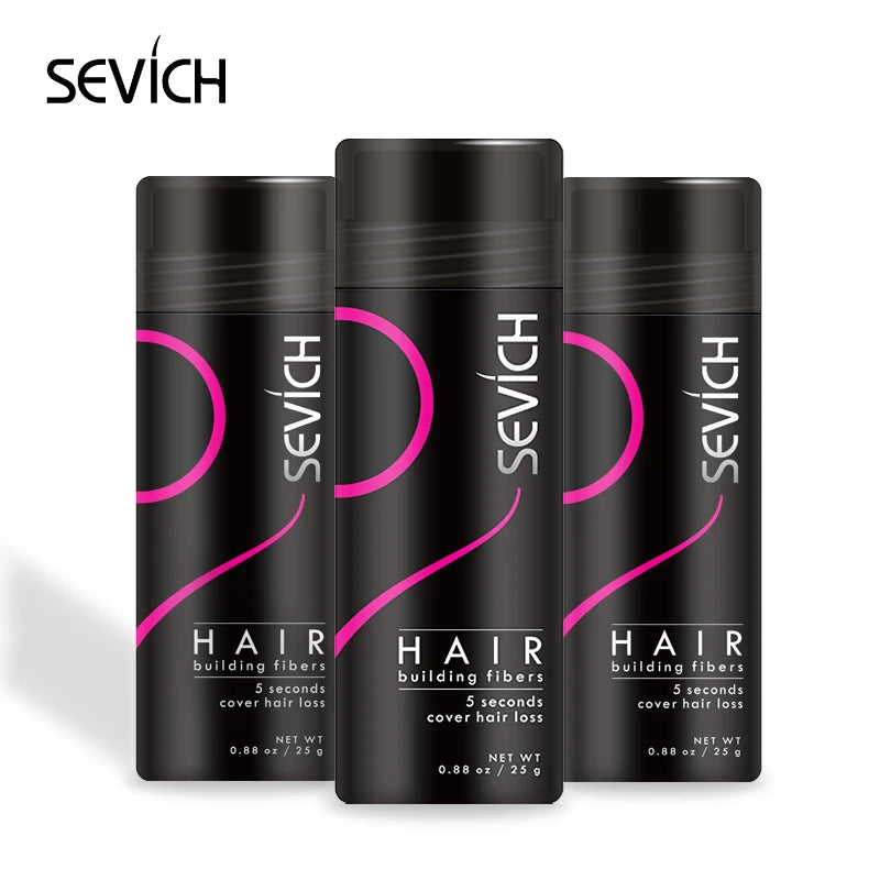 Sevich Hair Building Fiber Applicator Spray Instant Salon Hair Treatment Keratin Powders Hair Regrowth Fiber Thickening 10 Color - AliExpress 66