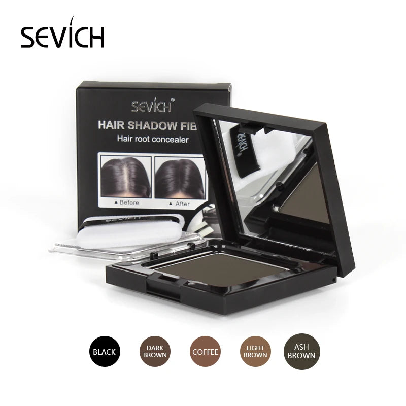 Sevich 5 Colors Concealer Hair Powder 12g Dark Brown Hair Fluffy Powder Instantly Cover Up HairLine Shadow Powder - AliExpress 66