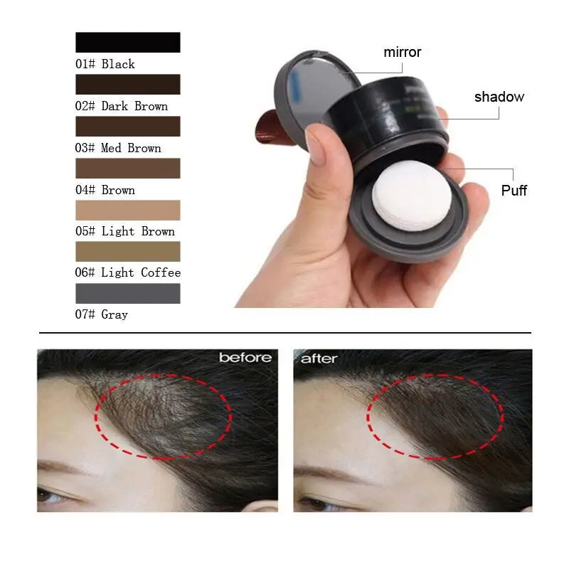 Sevich Hair Fluffy Powder Instantly Hair Concealer Coverage Instantly Black Root Cover Up Natural Instant Hair Line Shadow - AliExpress 66