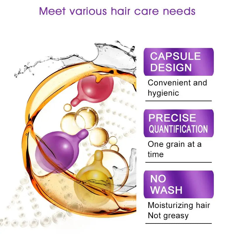 Fast Moisturizing Hair Vitamin Capsule 30pcs/bottle Sevich Smoothing Silky Keratin Complex Oil Nourishing Moroccan Hair Care Oil - AliExpress 66