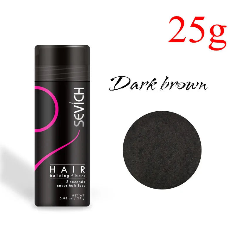 Sevich Hair Building Fiber Applicator Spray Instant Salon Hair Treatment Keratin Powders Hair Regrowth Fiber Thickening 10 Color - AliExpress 66