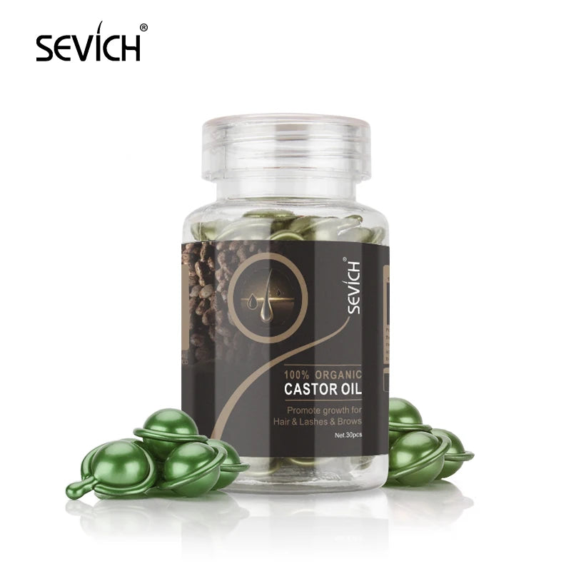 Fast Moisturizing Hair Vitamin Capsule 30pcs/bottle Sevich Smoothing Silky Keratin Complex Oil Nourishing Moroccan Hair Care Oil - AliExpress 66