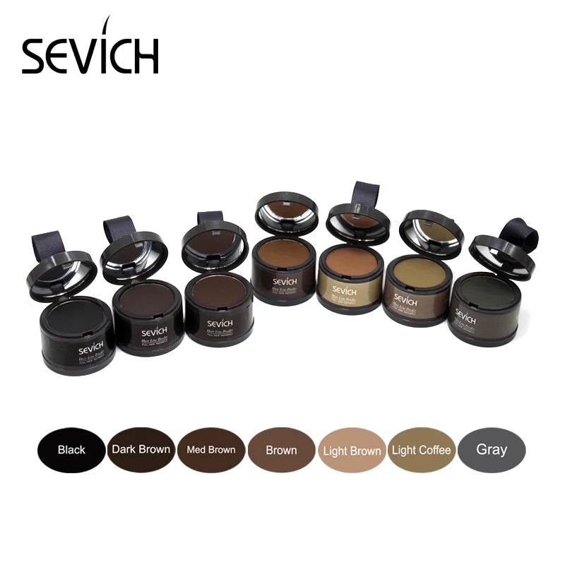 Sevich Hair Fluffy Powder Instantly Hair Concealer Coverage Instantly Black Root Cover Up Natural Instant Hair Line Shadow - AliExpress 66
