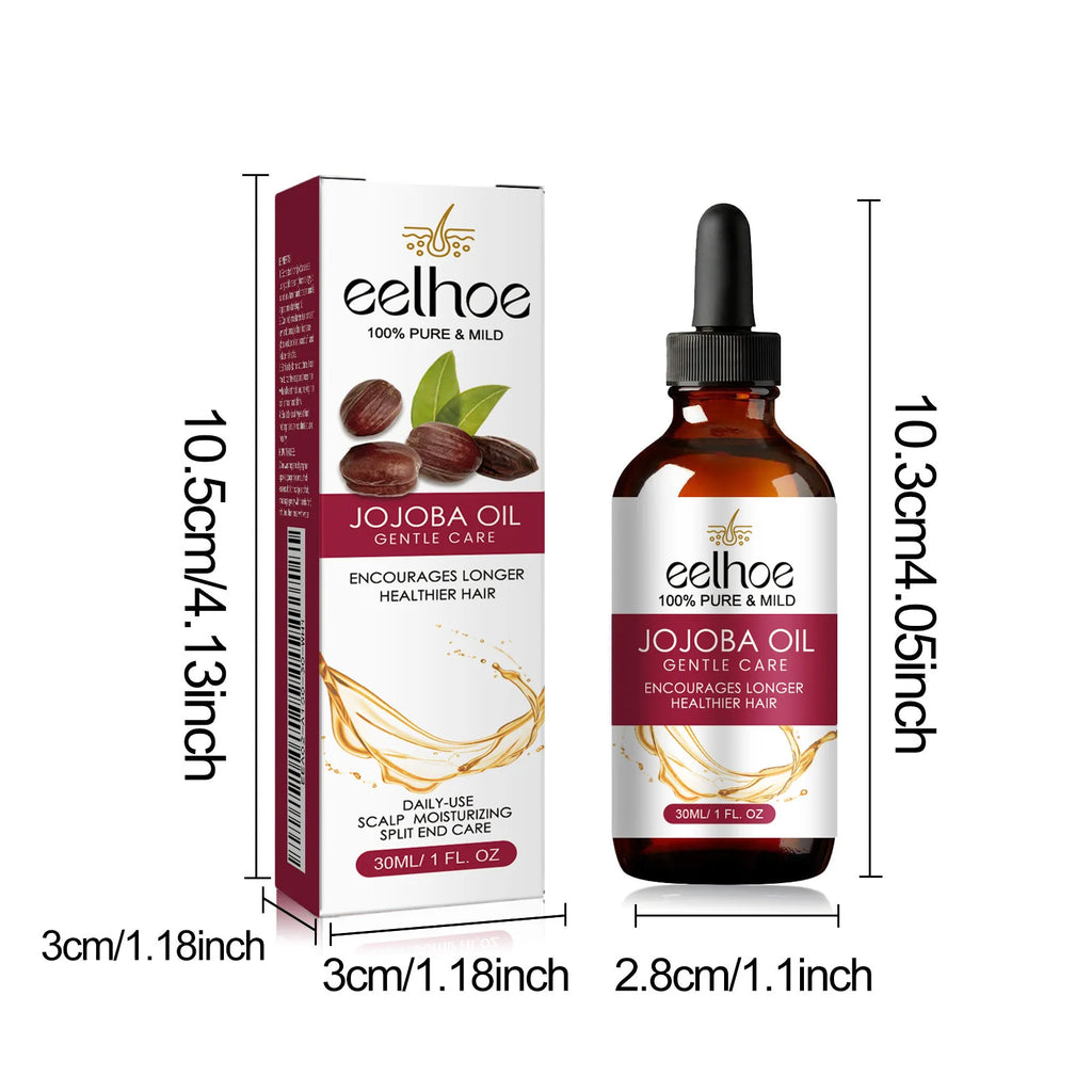 Eelhoe Jojoba Oil Hair Growth Serum Reduce Loss Scalp Treatment More Thicker Keep Regrowth Oil Control Hair Nourish Essencial Oi - AliExpress 66