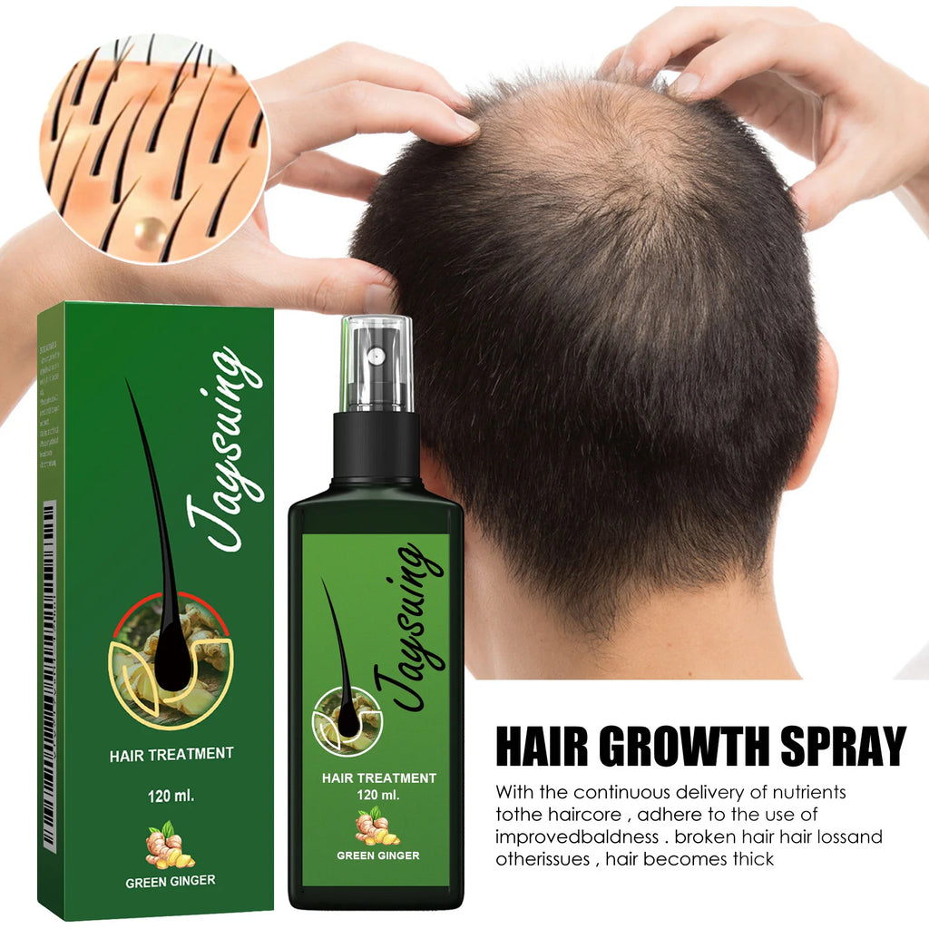Hair Growth Spray Ginger Massage Scalp Damaged Treatment Solution Nourish Roots Fast Grow Anti Hair Loss Serum Beauty Health - AliExpress 66