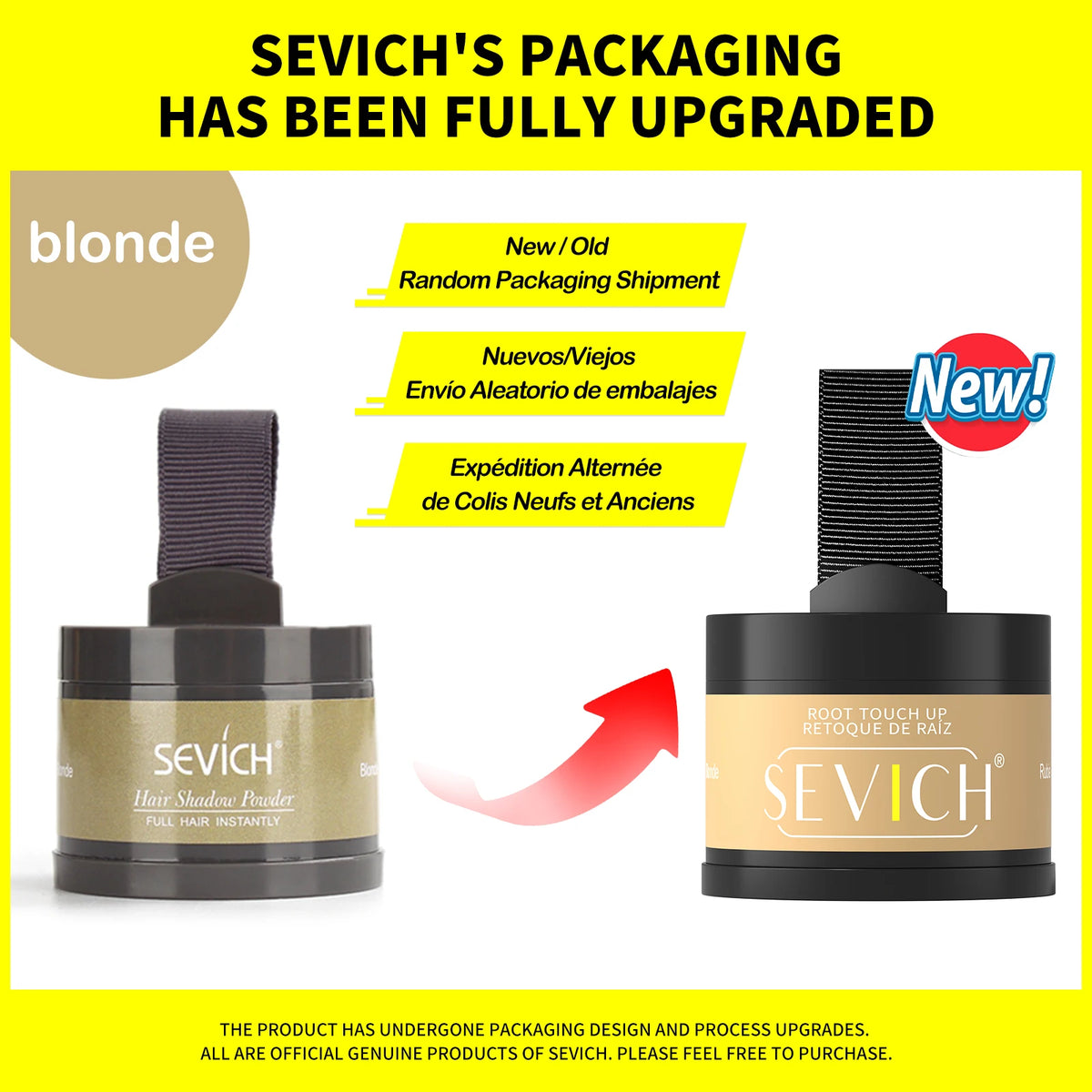 Sevich Hair Shadow Powder 13 Color Instantly Hair Line Powder Women Men Makeup Hair Concealer Natural Cover Hairline Powder