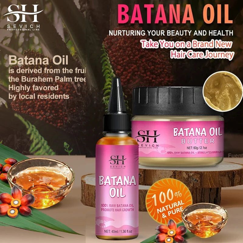 100% Batana Hair Fast Growth Oil Set African Crazy Traction Alopecia Batana Hair Mask Anti Hair Break Hair Regrowth Treatment - AliExpress 66