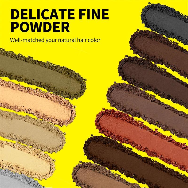 SEVICH Mini-Hairline Powder 4g Waterproof Hairline Shadow Powder Black Root Cover Up Hair Concealer Double Ended Makeup Brush - AliExpress 66