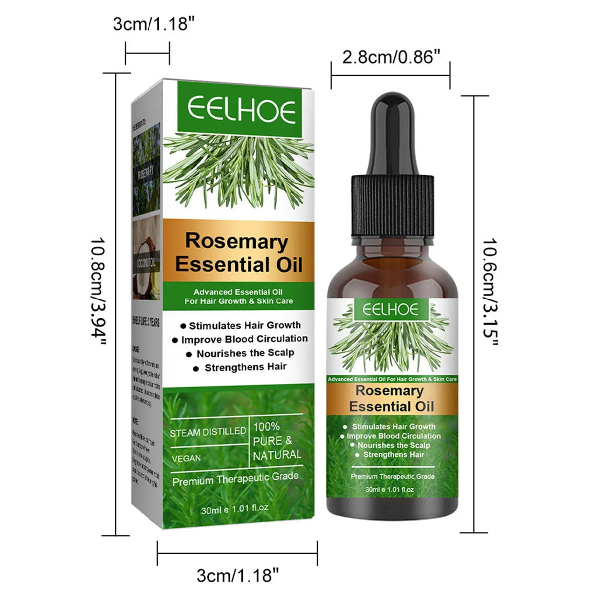 Rosemary Essential Oil Hair Growth Oils Pure Natural 30ML Hair Essential Oils For Nourish Shiny Hair Healthy - AliExpress 66
