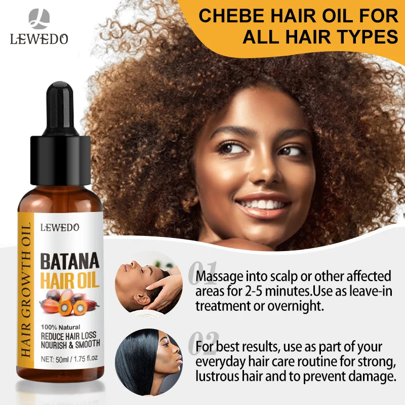 Lewedo Naturals Batana Oil Fast Hair Growth for Men Women Pure Batana Oil Nourish Shiny Hair Healthy Hair Care Anti Hair Loss - AliExpress 66