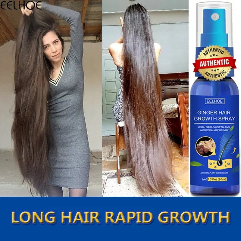 Ginger Hair Growth spray Anti Hair Fall Hair Loss Treatment Hair Growth Essence Oil for Men Women hair treatment - AliExpress 66