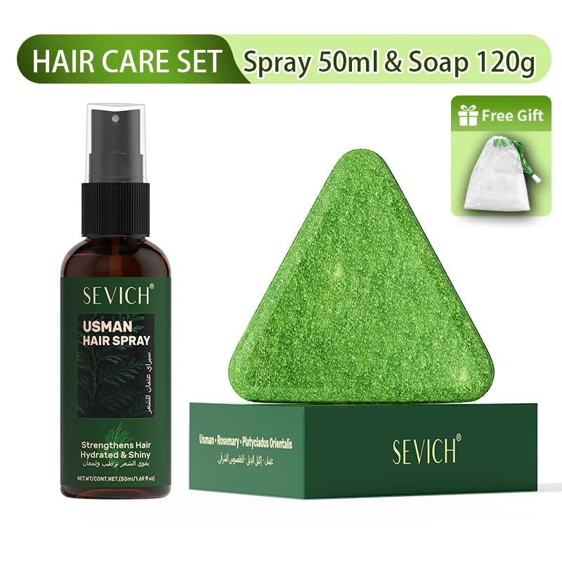 Anti Hair Loss Serum Set Hair Growth Essential Oil Usman Hair Regrowth Shampoo Soap Hair Care Thickening Oil Spray For Men Women - AliExpress 66