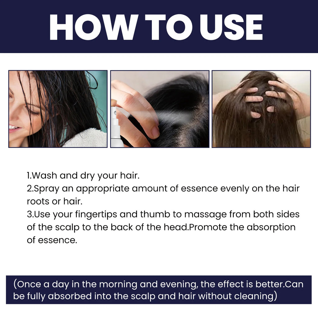 Ginger Hair Spray Promote Growth Anti Loss Improve Thin Dry Breakage Hair Nourish Root Scalp Damaged Treatment Hair Grow Spray - AliExpress 66