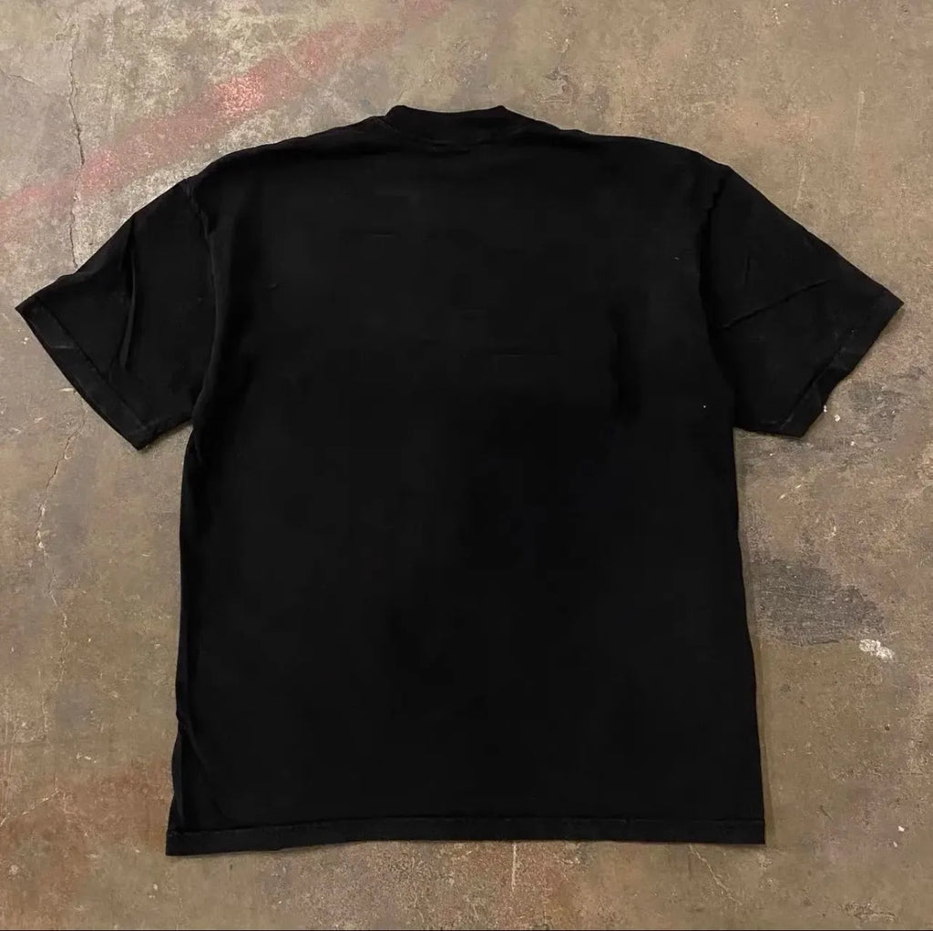 Loose Fit Cotton T-Shirt Short Sleeve Retro Style Unisex Breathable Comfortable Printed Graphic Tee for Men And Women - AliExpress 200000345