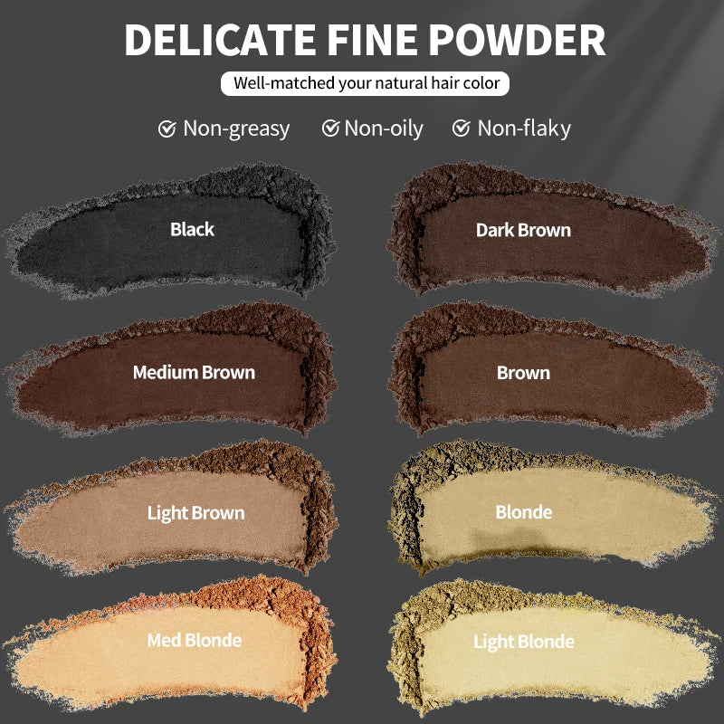 Hairline Shadow Powder Instantly Conceal Hairline And Hair Root Touch Up Waterproof Hairline Powder Filler Hair Root Coverage