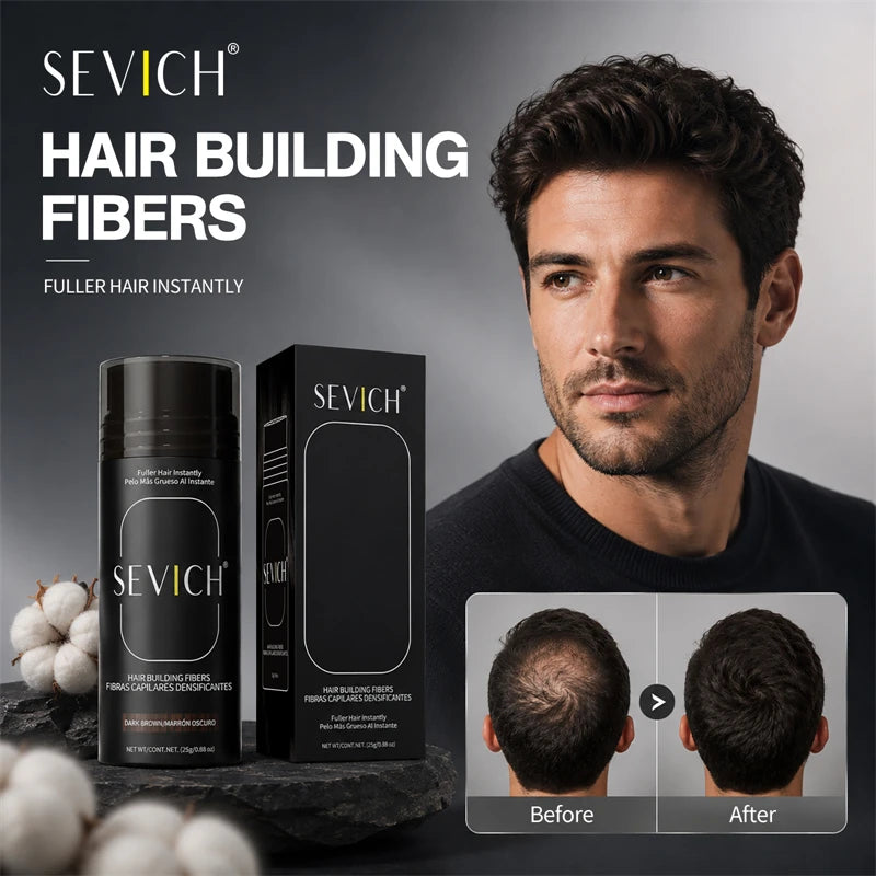 Sevich Hair Building Fibers Hair Refill 100g Hair Concealer Powder with Thinning Hair Covers Bald Spots Hair Fiber Powder Unisex - AliExpress 66