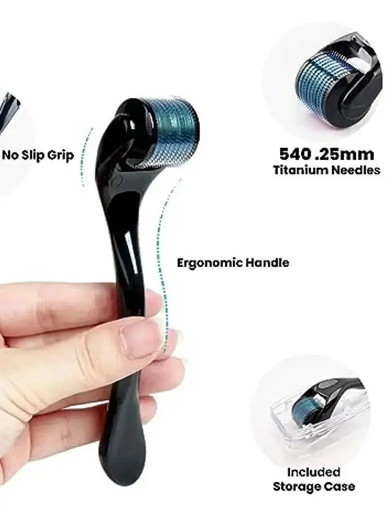 0.2-0.3 Roller Microneedle Roller Facial Skin Beard Scalp Derma Stamp Micro Needle Roller Women Man Cosmetic Beauty Instrument - AliExpress 66
