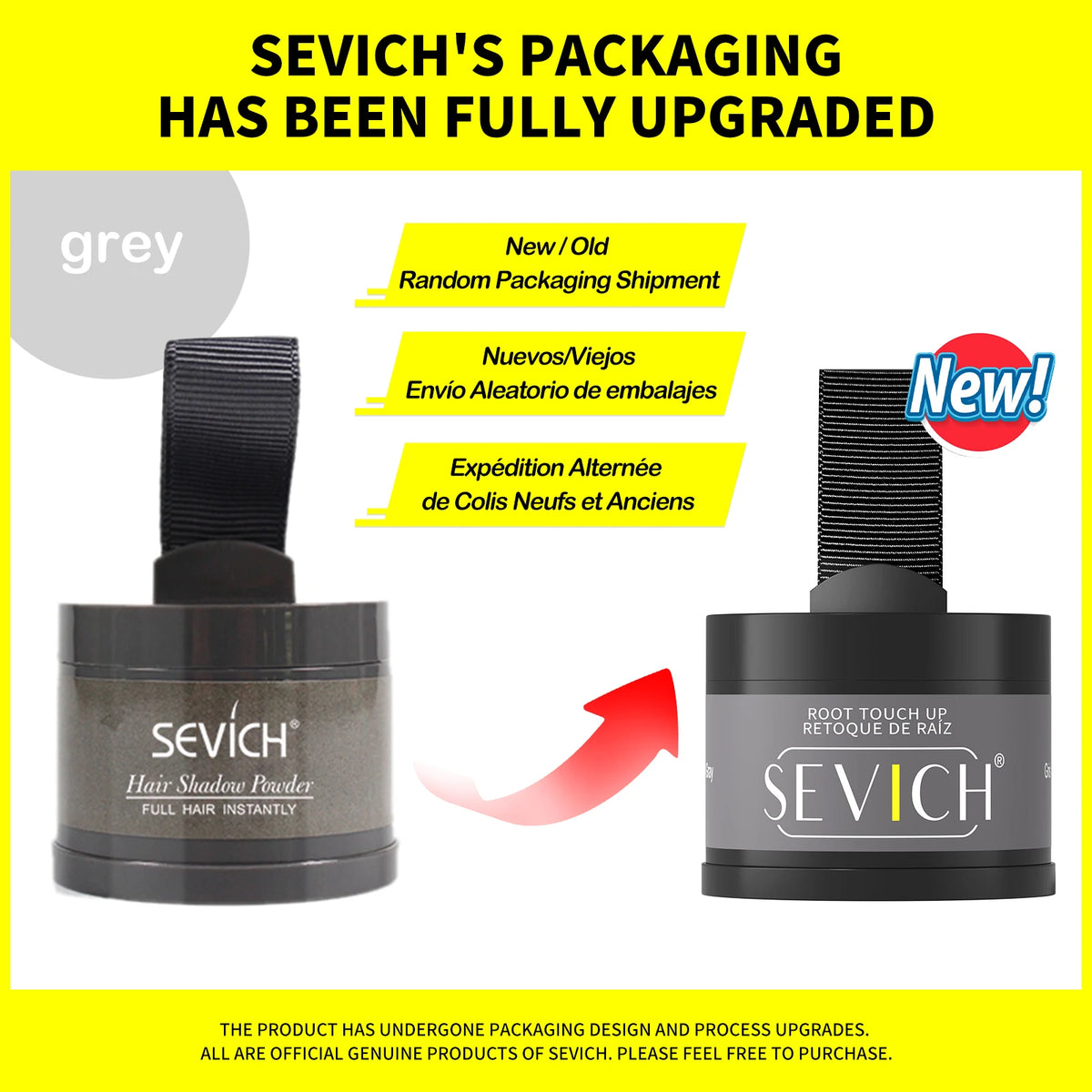 Sevich Hair Shadow Powder 13 Color Instantly Hair Line Powder Women Men Makeup Hair Concealer Natural Cover Hairline Powder