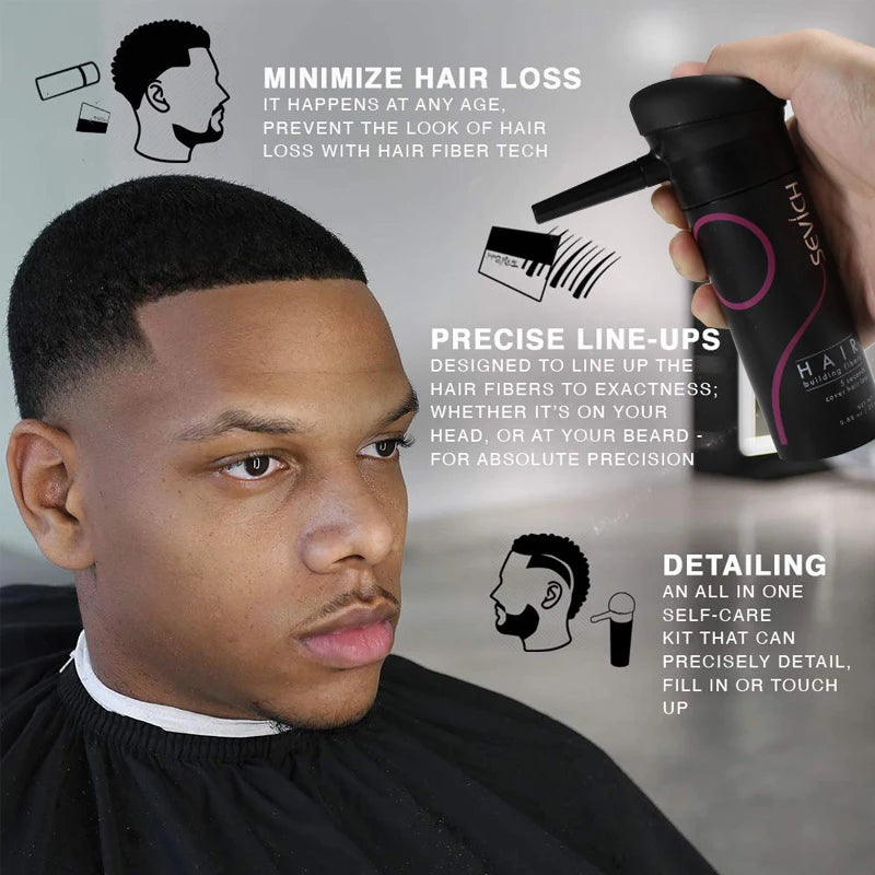 SEVICH Hair Building Fiber Set Cover Sparse Hair Or Bald Spots Hair Loss Regrowth Treatment Keratin Hair Fiber Powder Applicator - AliExpress 66
