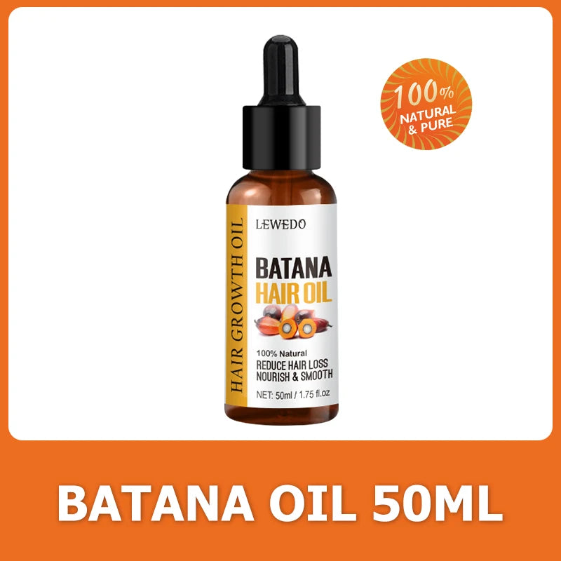 Lewedo Naturals Batana Oil Fast Hair Growth for Men Women Pure Batana Oil Nourish Shiny Hair Healthy Hair Care Anti Hair Loss - AliExpress 66