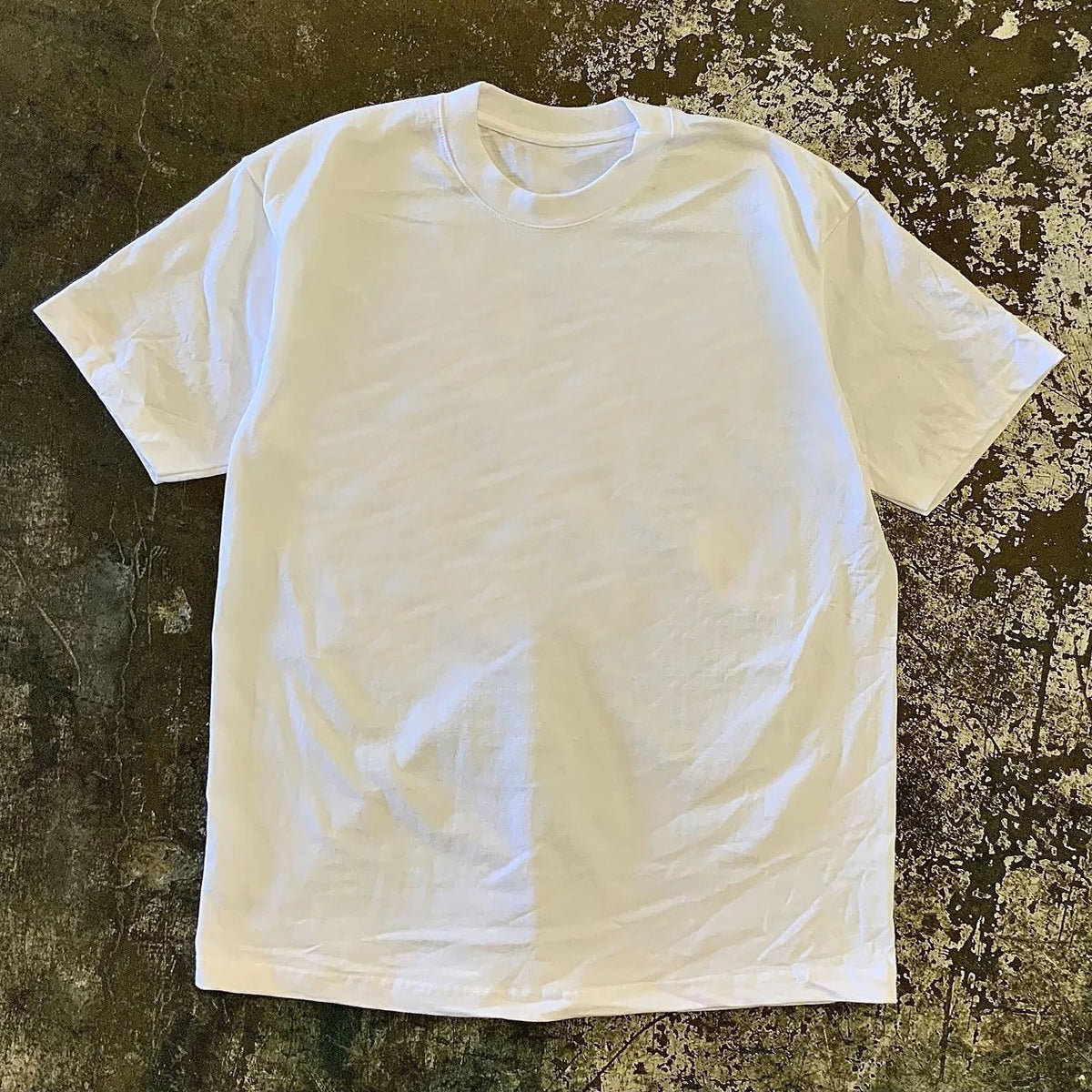 Pure Cotton Short Sleeve T-Shirt 3A260g Loose Fit Unisex Retro Style Printed Casual Top for Men And Women - AliExpress 200000345