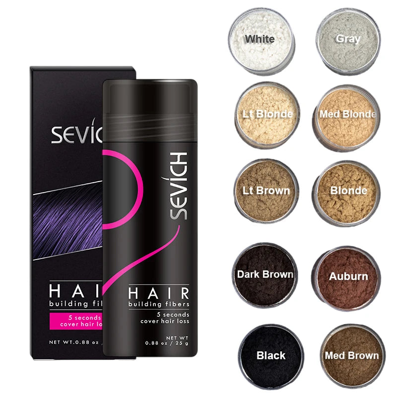 25g Hair Fibers Keratin Thickening Spray Hair Fiber Refill Hair Building Fibers Instant Regrowth Powders Hair Growth Product - AliExpress 66