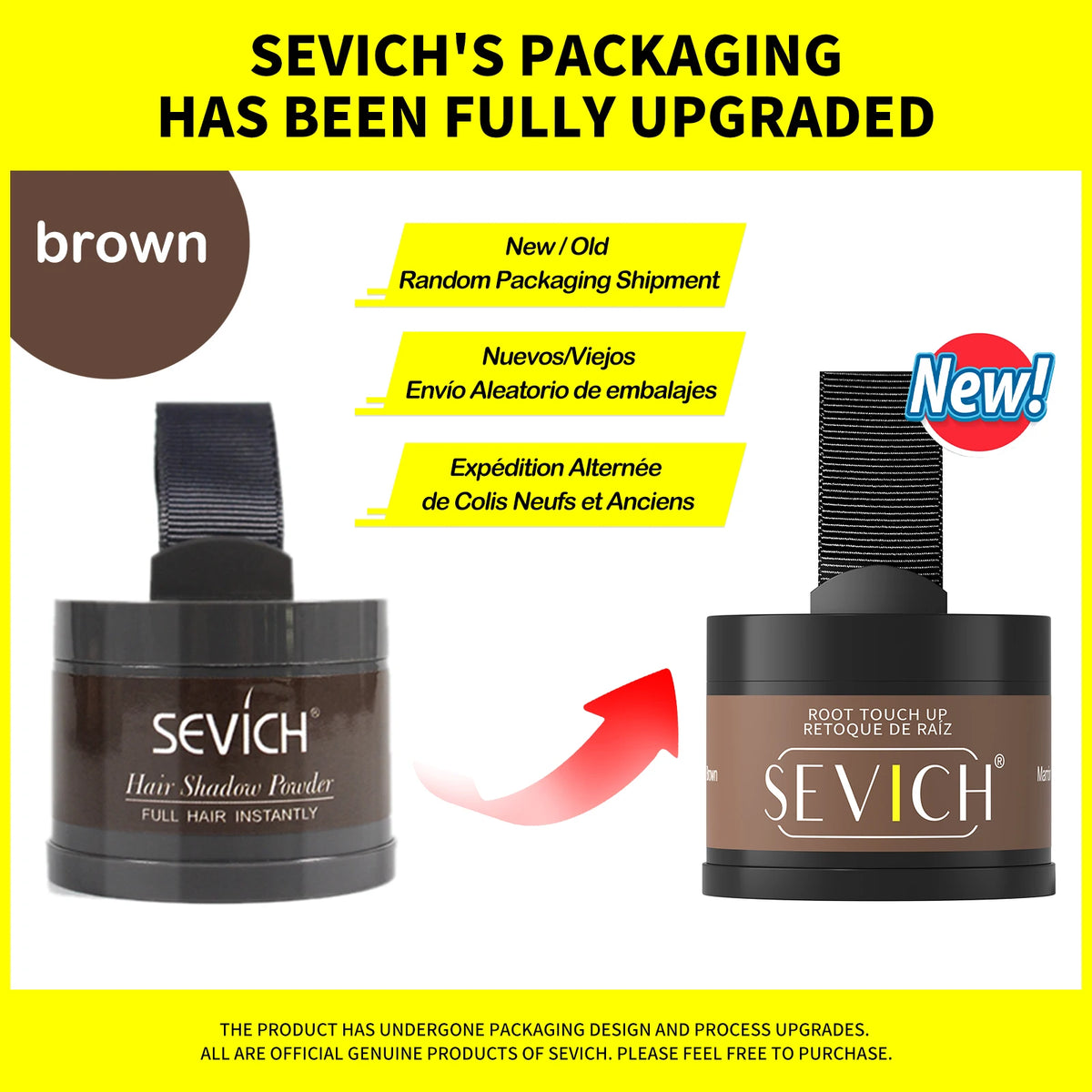 Sevich Hair Shadow Powder 13 Color Instantly Hair Line Powder Women Men Makeup Hair Concealer Natural Cover Hairline Powder