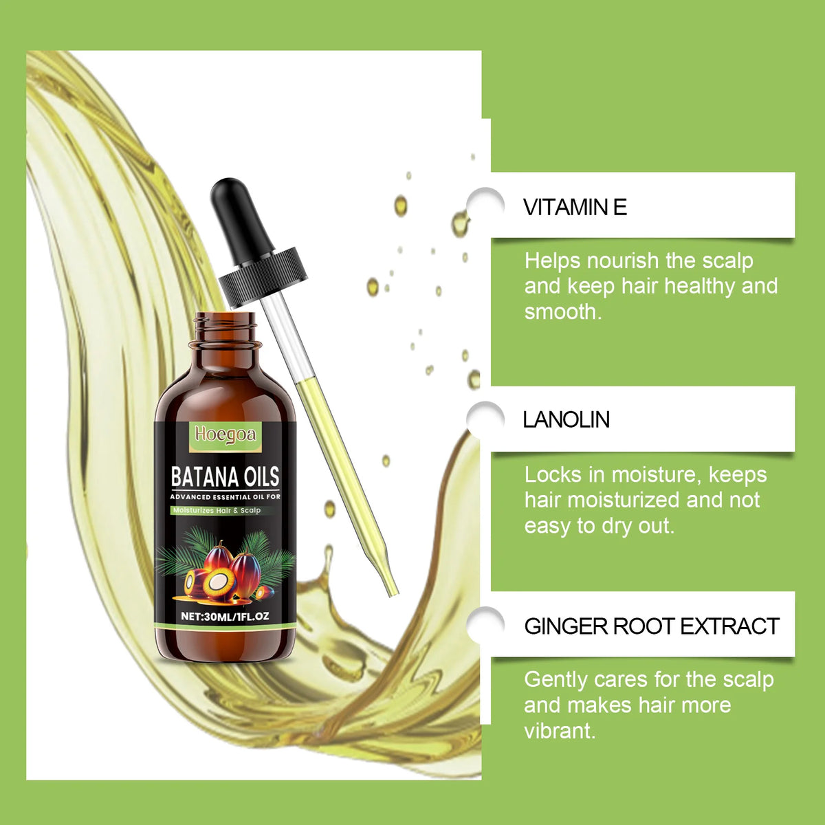 Batana Oil for Hair Growth Revitalizing Strengthening Nourish Damaged Hair Scalp Treatment Add Volume Thicker Stronger Hair Care - AliExpress 66