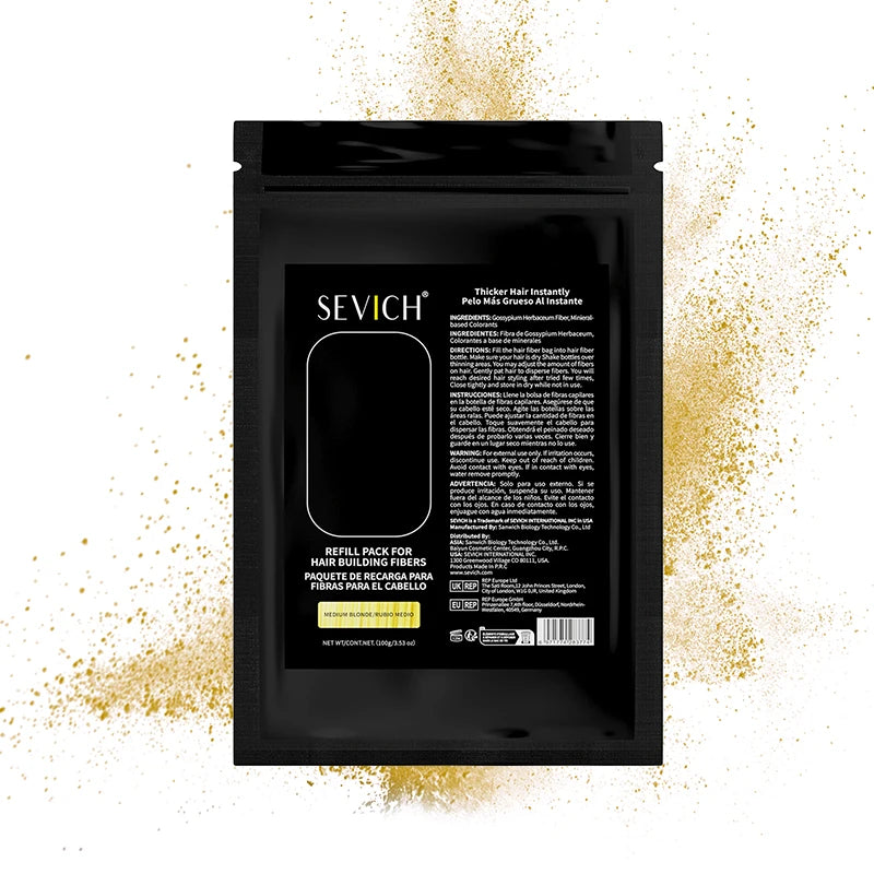 Hair Building Fibers for Fuller Hair Fiber Powders Hairline Concealer 5 Sec Quick Thickening for Sparse Areas & Styling Unisex