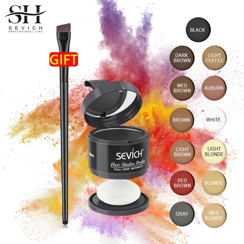SEVICH Hairline Powder Black Blonde Root Cover Up 4G