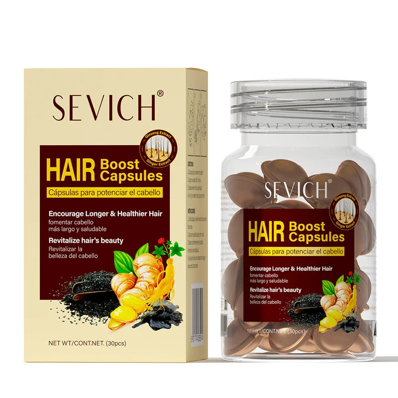 Fast Moisturizing Hair Vitamin Capsule 30pcs/bottle Sevich Smoothing Silky Keratin Complex Oil Nourishing Moroccan Hair Care Oil - AliExpress 66