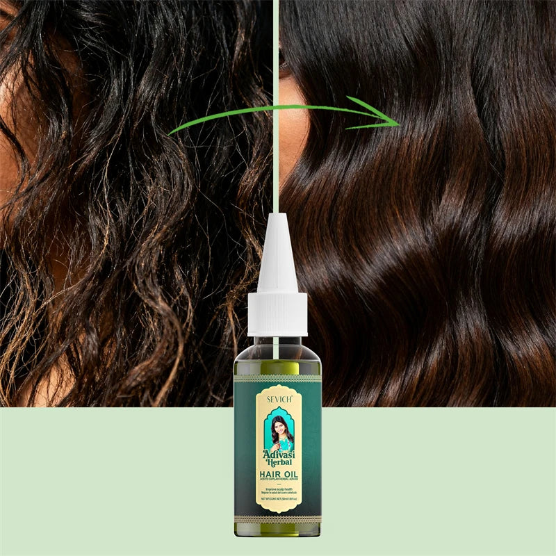 Ayurvedic Hair Growth Oil India Adivasi Organic Hair Growth Serum Anti Hair Loss Fast Regrowth Thicken Oils Hair Growth Products - AliExpress 66
