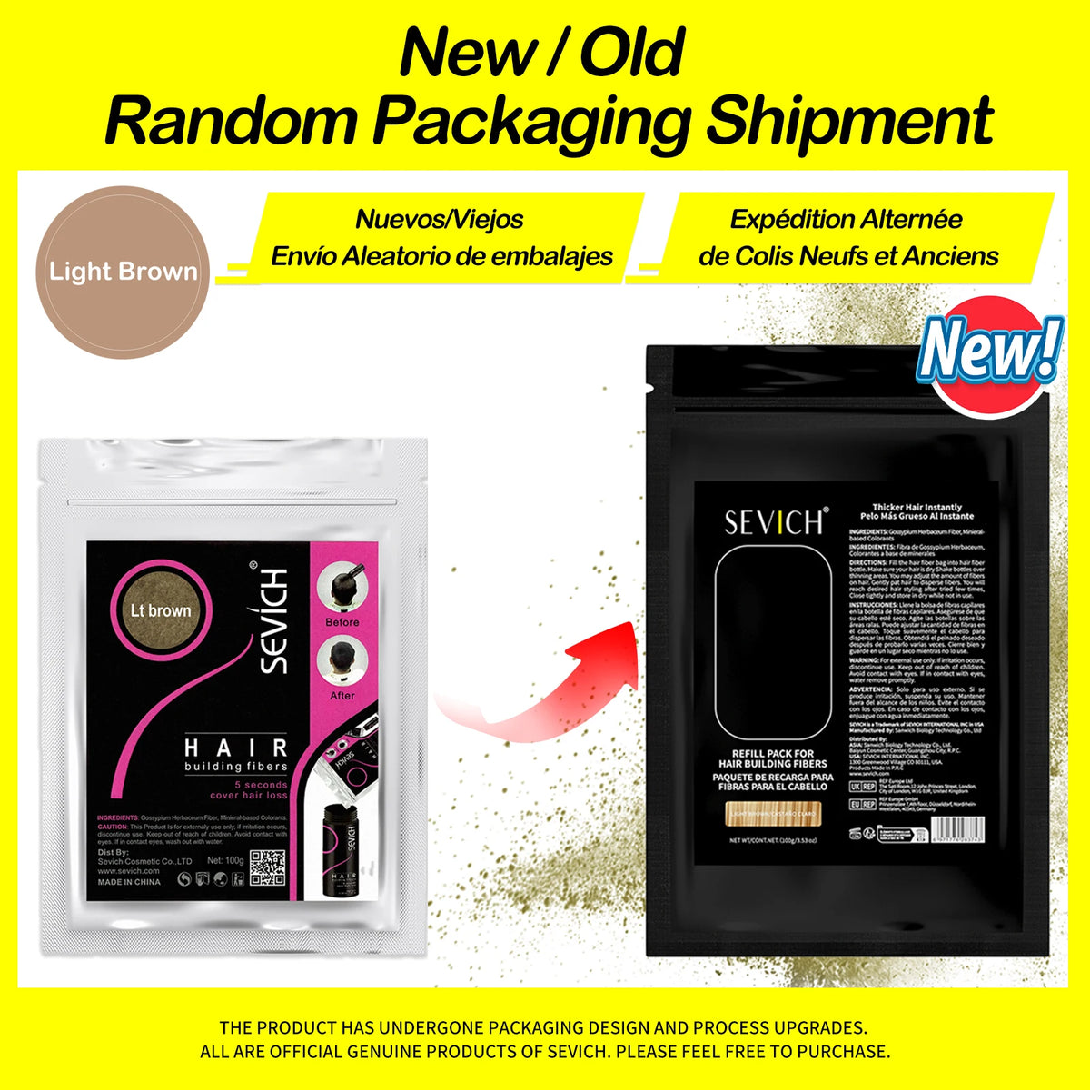 Sevich 100g Hair Fibers Refill Bag Keratin Instant Hair Growth Powder Hair Building Fiber Hair Regrowth Powder Hair Loss Product - AliExpress 66