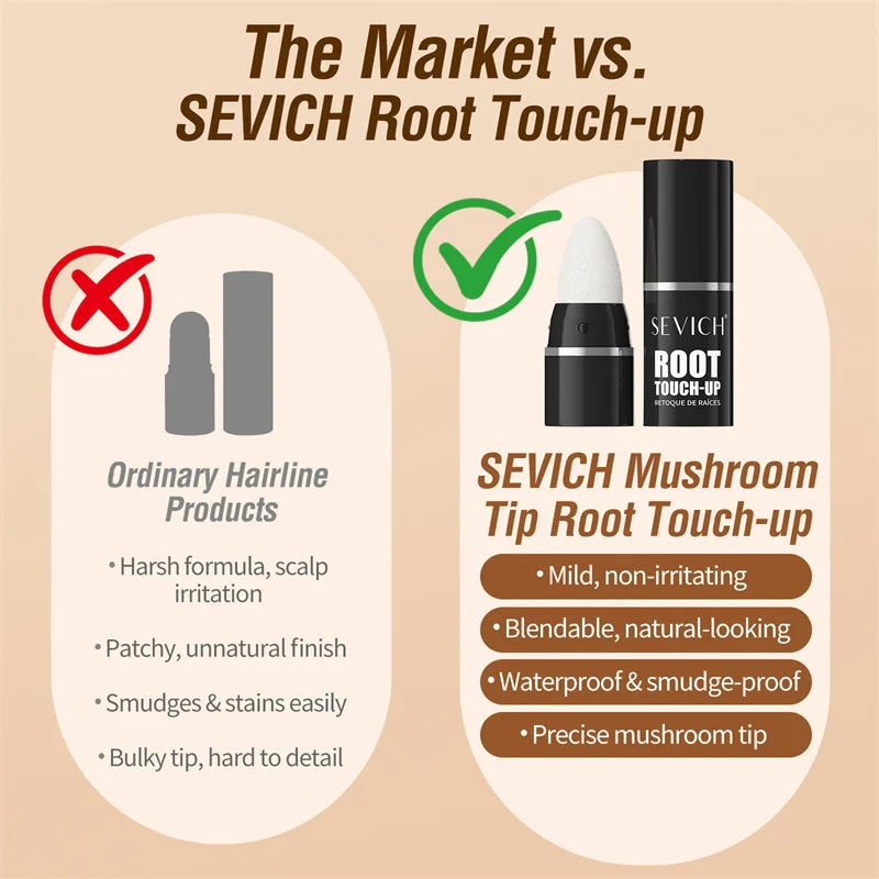 SEVICH Waterproof Hairline & Root Concealer Pen 2.7g Instant Grey Coverage Hair Shadow Powder Hair Shadow Trimming Root Cover Up - AliExpress 66