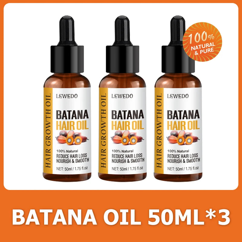 Lewedo Naturals Batana Oil Fast Hair Growth for Men Women Pure Batana Oil Nourish Shiny Hair Healthy Hair Care Anti Hair Loss - AliExpress 66