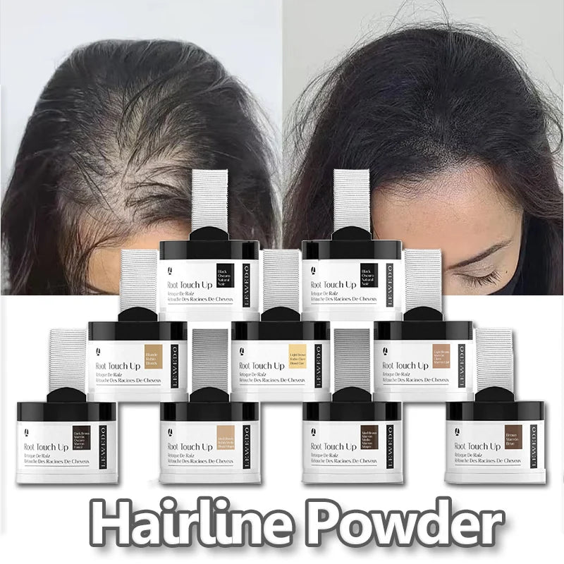 Hairline Shadow Powder Root Cover Up Instantly Conceal Hairline And Hair Root Waterproof Hairline Powder Hair Concealer Coverage
