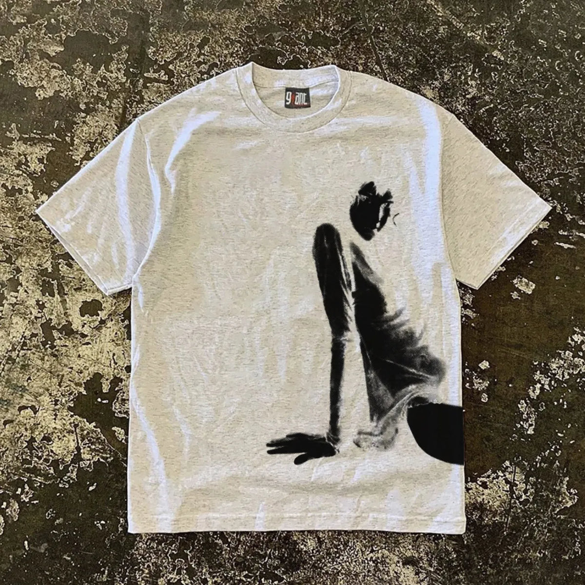 Loose Fit Cotton T-Shirt Unisex Short Sleeve Double Thread Pure Cotton American Retro Style Breathable round Neck Printed Top - AliExpress 200000345