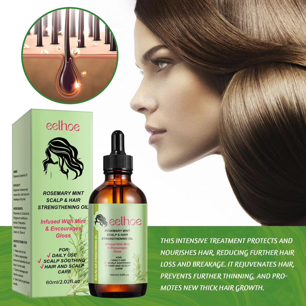 Rosemary Hair Growth Oil 60ml Natural Dandruff Treatment