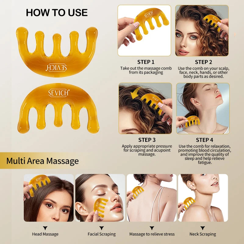 Sevich India Hair Growth Oil And Scalp Massager Comb Tool Set Ayurveda Neem Growth Oil Herbal Anti Hair Loss Treatment Serum - AliExpress 66