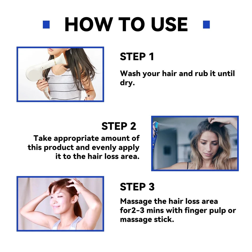 Ginger Hair Growth spray Anti Hair Fall Hair Loss Treatment Hair Growth Essence Oil for Men Women hair treatment - AliExpress 66