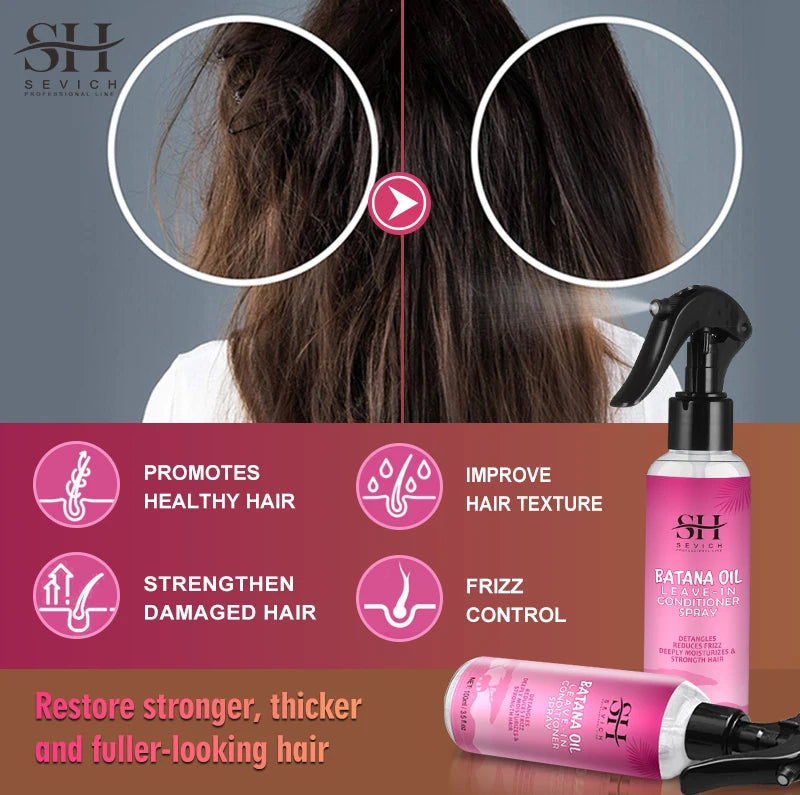 100ml Leave-In Batana Oil Hair Growth Spray Repairs Damage Restore Soft Hair Growth Spray Keratin Hair & Scalp Treatment - AliExpress 66