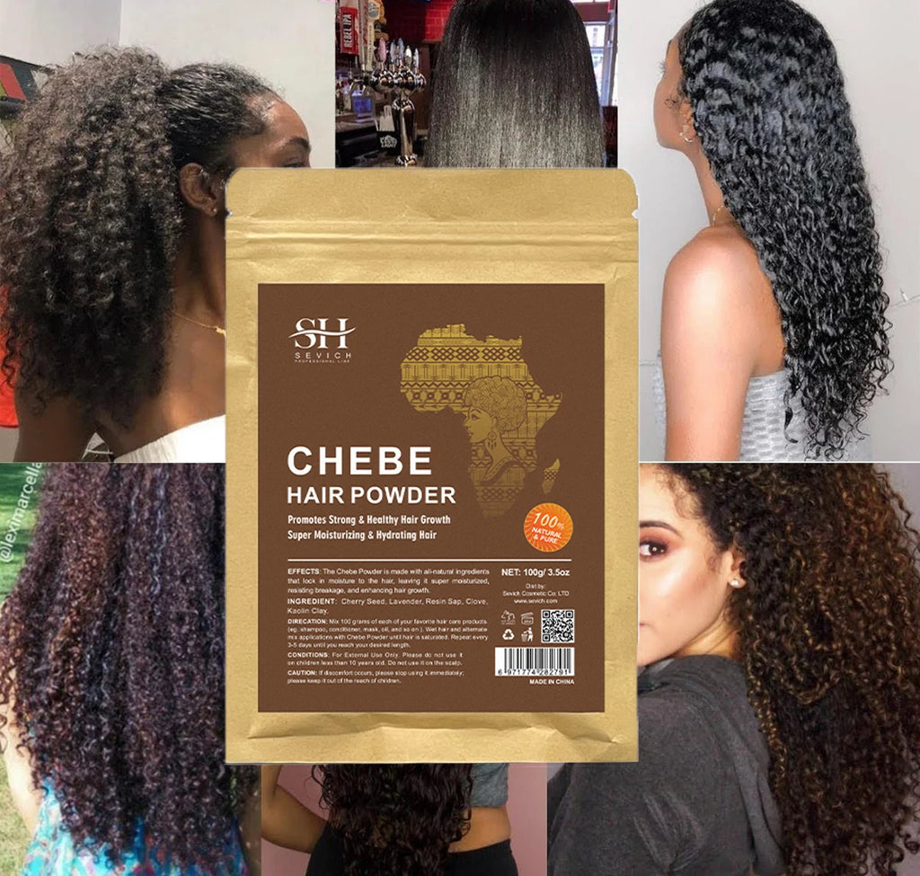 100% Chebe Powder Natural Ingredients Promotes Strong and Healthy Hair Strengthens Fast Hair Regrowth Anti Hair Loss Treatment