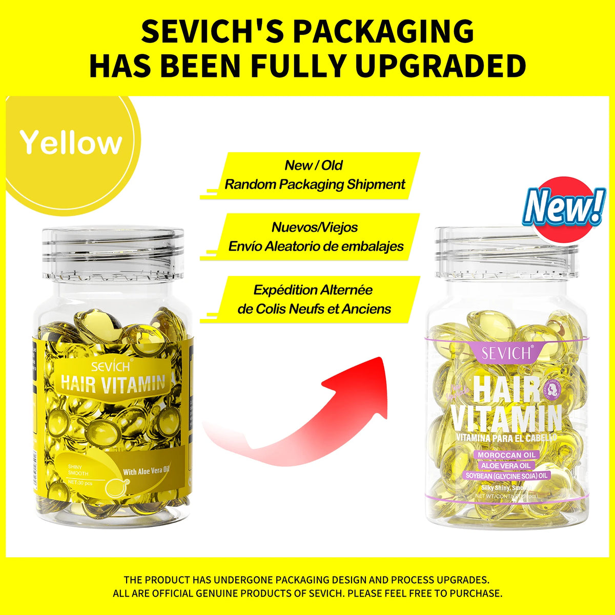 Fast Moisturizing Hair Vitamin Capsule 30pcs/bottle Sevich Smoothing Silky Keratin Complex Oil Nourishing Moroccan Hair Care Oil - AliExpress 66