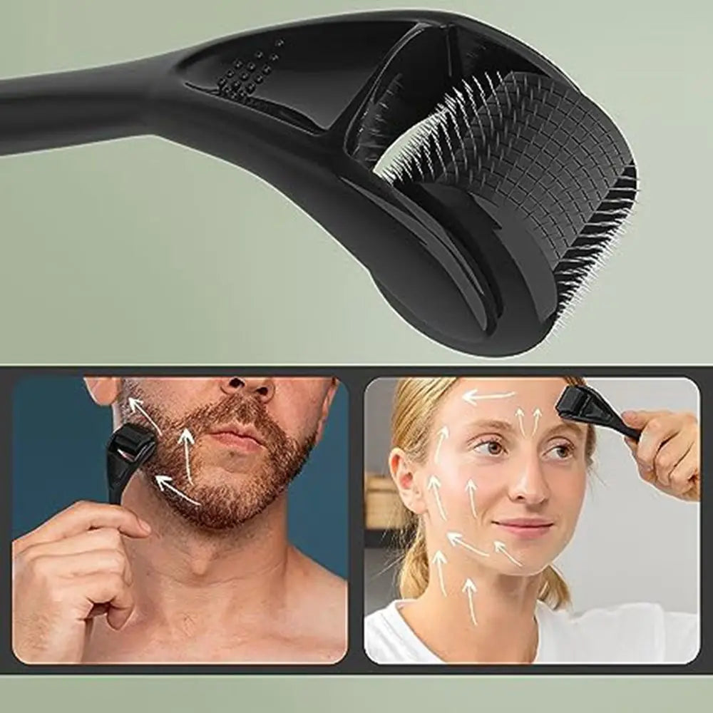 0.2-0.3 Roller Microneedle Roller Facial Skin Beard Scalp Derma Stamp Micro Needle Roller Women Man Cosmetic Beauty Instrument - AliExpress 66