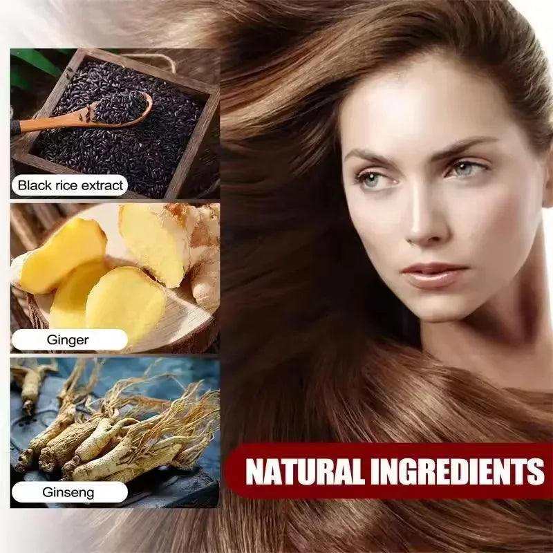 Gray to Black Hair Treatment Serum ¨C Natural Color Restore
